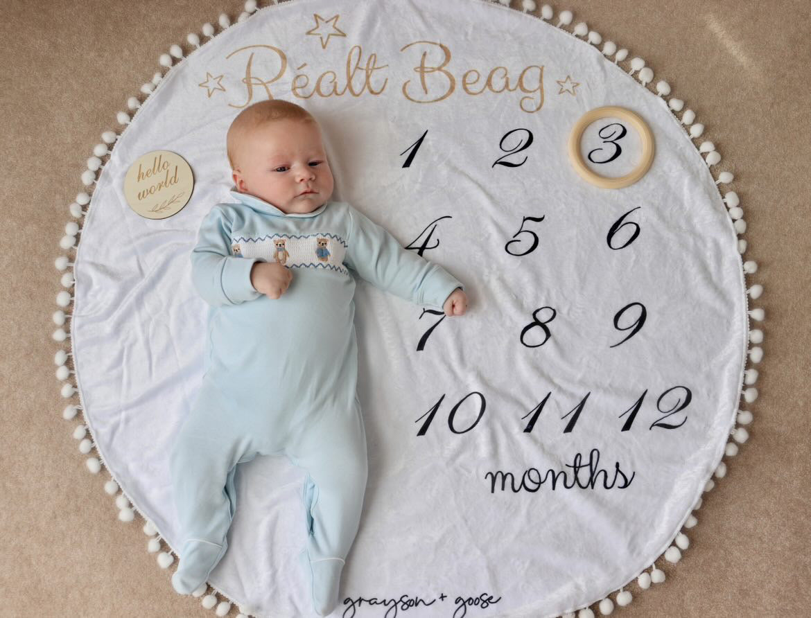 Baby Milestone Blanket