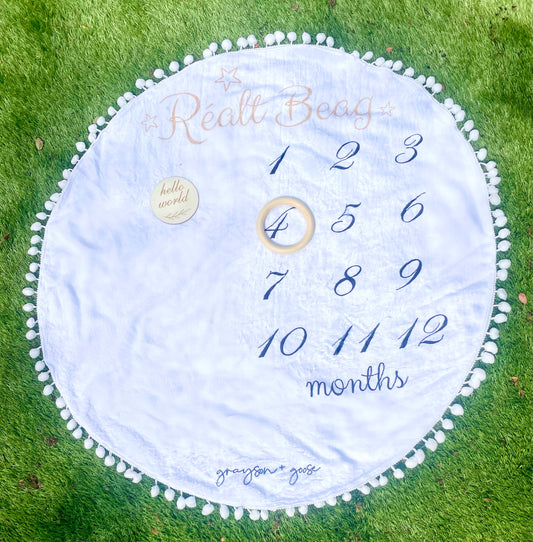 Baby Milestone Blanket